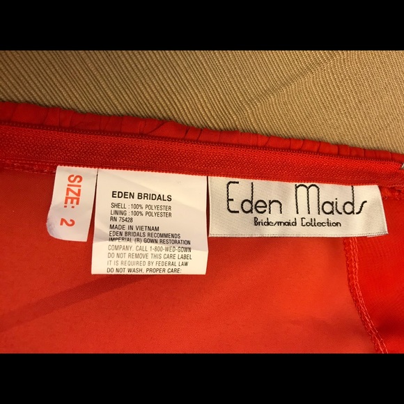 Eden Maids Strapless Bridesmaid Dress - Picture 6 of 7